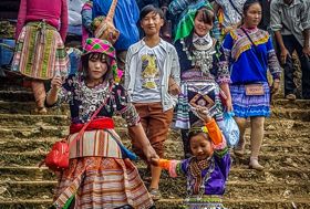 Vietnam Fotografiereis Sapa Markt Kinderen Vietnam Fotografiereis Sapa Markt Kinderen