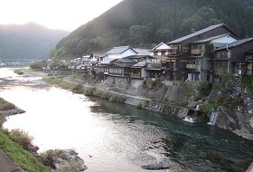 Gujo Hachiman Rivier Gujo Hachiman Rivier