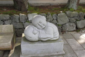 Shikoku beeldje monnik Shikoku beeldje monnik