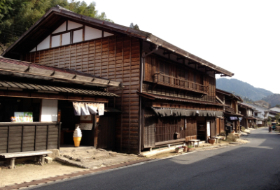 Tsumago huizen Japan Tsumago huizen Japan