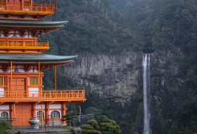 Kumano Waterval Tempel Kumano Waterval Tempel