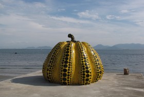 Naoshima Kunst pompoen Naoshima Kunst pompoen