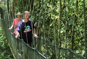 Borneo Kota Kinabalu Canopy Walk Toeristen Borneo Kota Kinabalu canopy walk