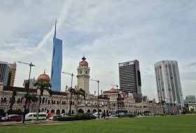 Kualalumpur Hoge Toren Maleisie Borneo Sukau Olifant