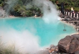 Japan Beppu Blauwe Onsen Japan Beppu Blauwe Onsen